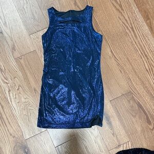 Elegant Navy Blue Kids Formal Dress